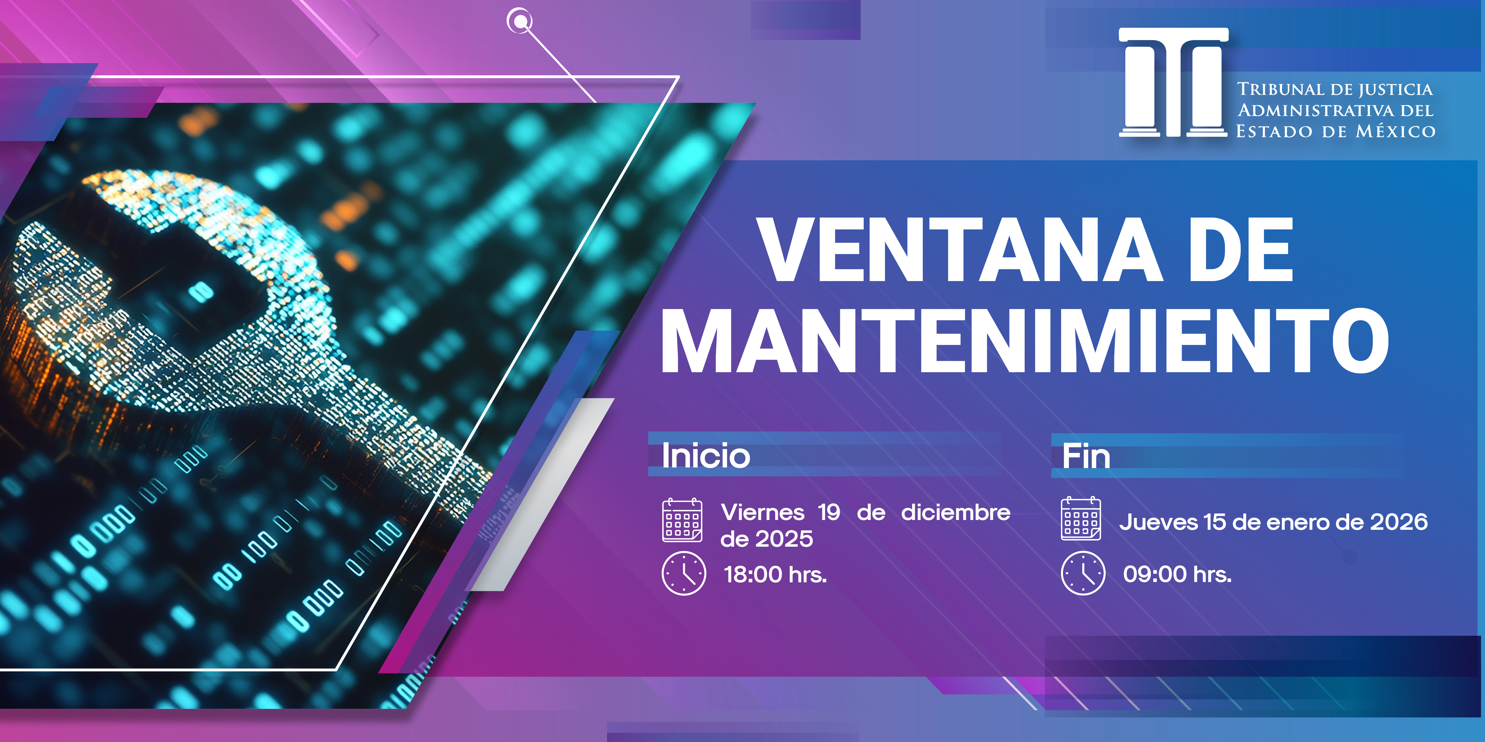 ventana de mantenimiento 